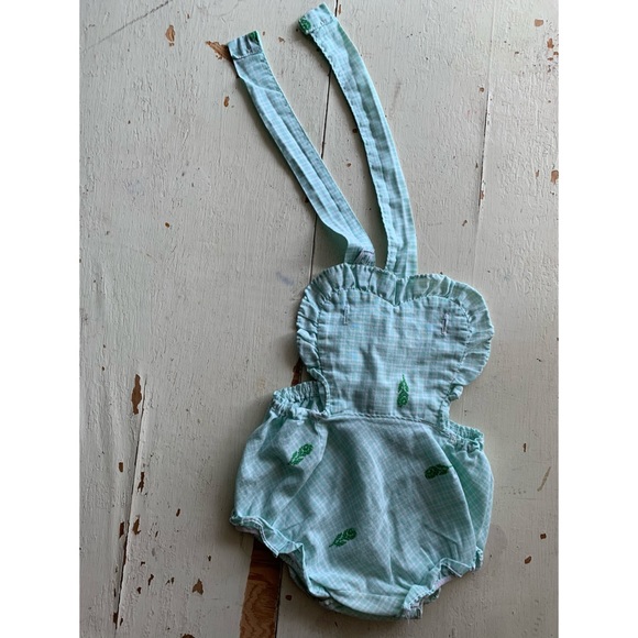 vintage Penny’s green gingham bubble romper - Picture 3 of 11